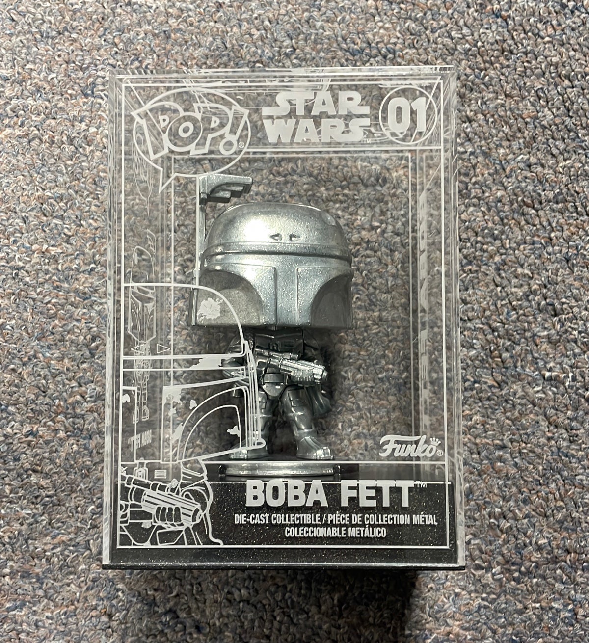 Funko Pop Boba Fett Die Cast Chase