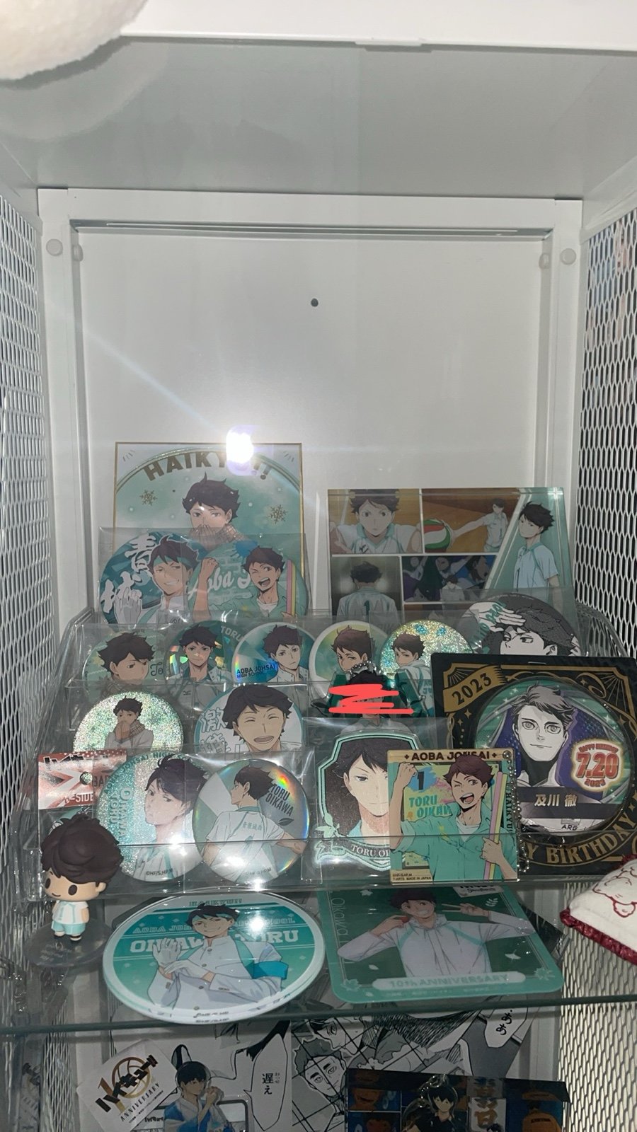 Oikawa Toru Badge, signature board, acrylic board