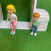 Playskool sibling set blonde ponytail girl & brother