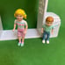 Playskool sibling set blonde ponytail girl & brother