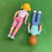Playskool sibling set blonde ponytail girl & brother