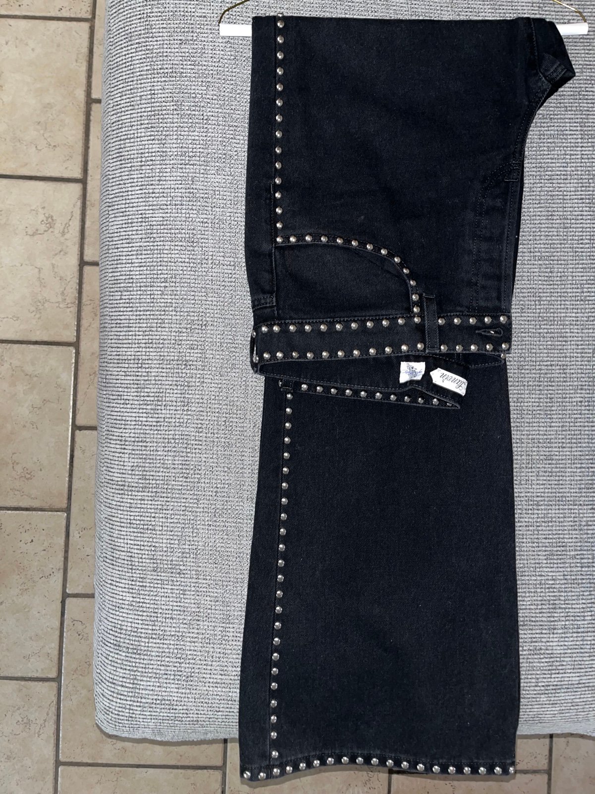 Lanvin X Future Studded Flared Pants For Men