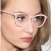 Pink Frame Computer Glasses