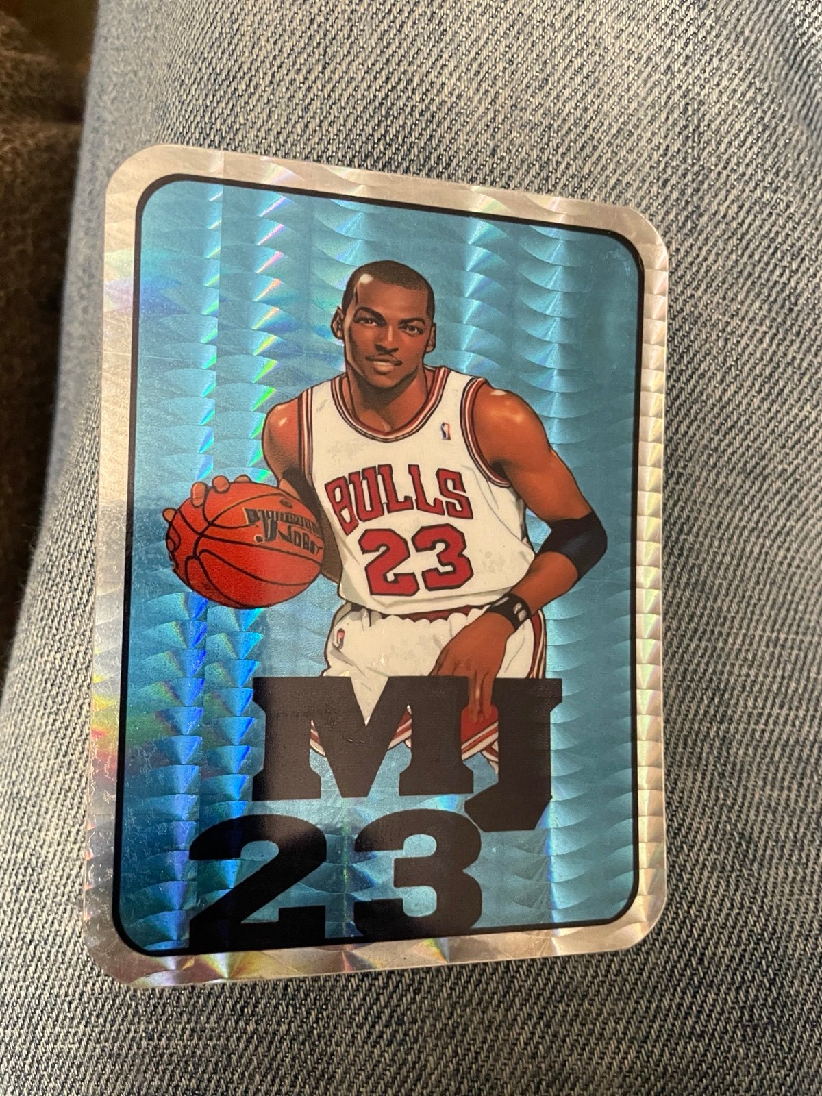 Michael Jordan prism vending sticker