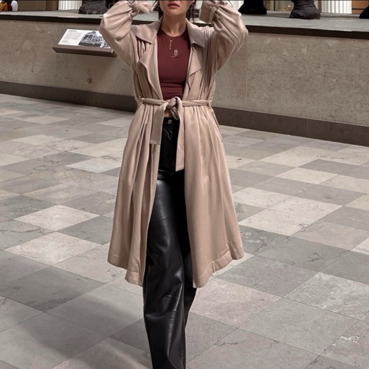 Urban outfitter trench coat