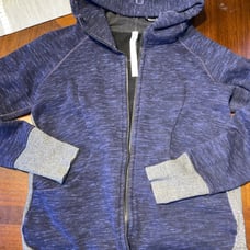 Womans size 12 blue lululemon full zip sweater