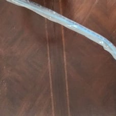 New set of 2 Chrome Drip Rail Mouldings for 1964-65 Ford Mustang, New in Package