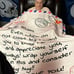 Throw Blankets Anniversary Birthday Gift for Mom from Daughter Son