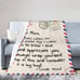 Throw Blankets Anniversary Birthday Gift for Mom from Daughter Son