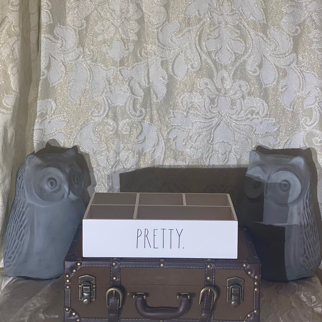 Rae Dunn PRETTY Bathroom Organizer