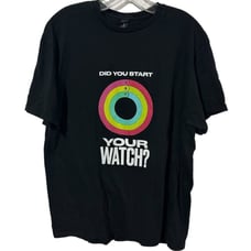 Apple Watch Men's Shirt Size L - Did You Close Your Rings - Steve Jobs