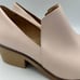 L'intervalle 37 US Size 6.5 / 7 Slip-On Tan Blush Pink Boots 2 1/4 Heel Booties