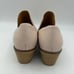 L'intervalle 37 US Size 6.5 / 7 Slip-On Tan Blush Pink Boots 2 1/4 Heel Booties