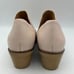 L'intervalle 37 US Size 6.5 / 7 Slip-On Tan Blush Pink Boots 2 1/4 Heel Booties