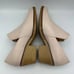 L'intervalle 37 US Size 6.5 / 7 Slip-On Tan Blush Pink Boots 2 1/4 Heel Booties