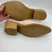 L'intervalle 37 US Size 6.5 / 7 Slip-On Tan Blush Pink Boots 2 1/4 Heel Booties