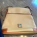 Dooney & Bourke Taupe Pebbled Leather Tote with Dust Bag