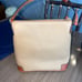 Dooney & Bourke Taupe Pebbled Leather Tote with Dust Bag