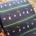 Tommy Hilfiger 100% italian silk golf club golfing vintage ties 4 navy blue