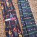 Tommy Hilfiger 100% italian silk golf club golfing vintage ties 4 navy blue