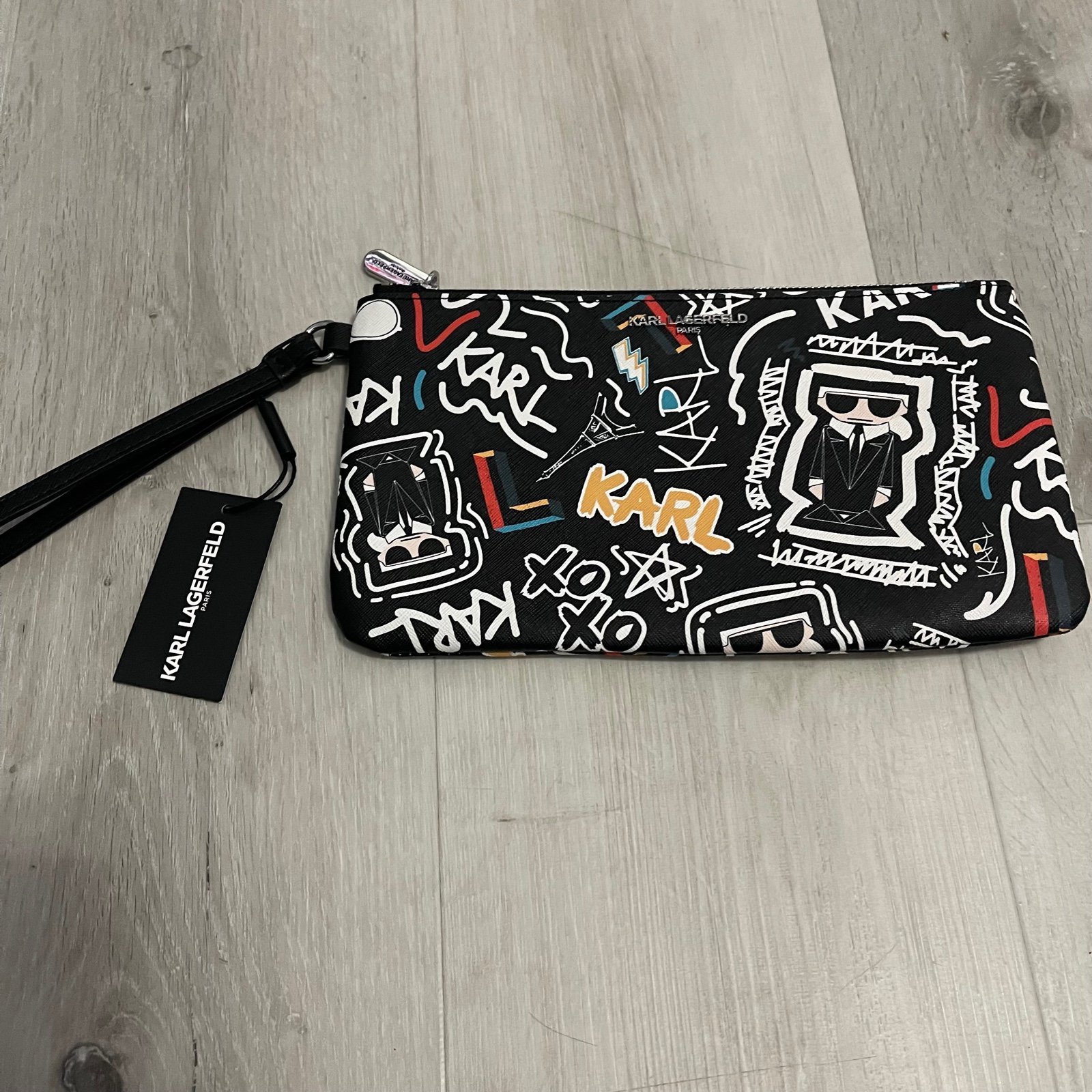 Karl Lagerfeld Paris Maybelle Printed Wrist Pouch