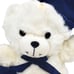 90s TB Trading Co Bear Holiday Blue Velvet Hat & Rocking Horse VTG Christmas Toy