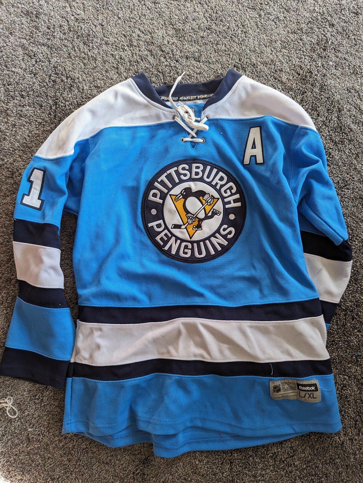 Pittsburgh Penguins Evgeni Malkin Jersey 2008 winter classic YOUTH L/XL