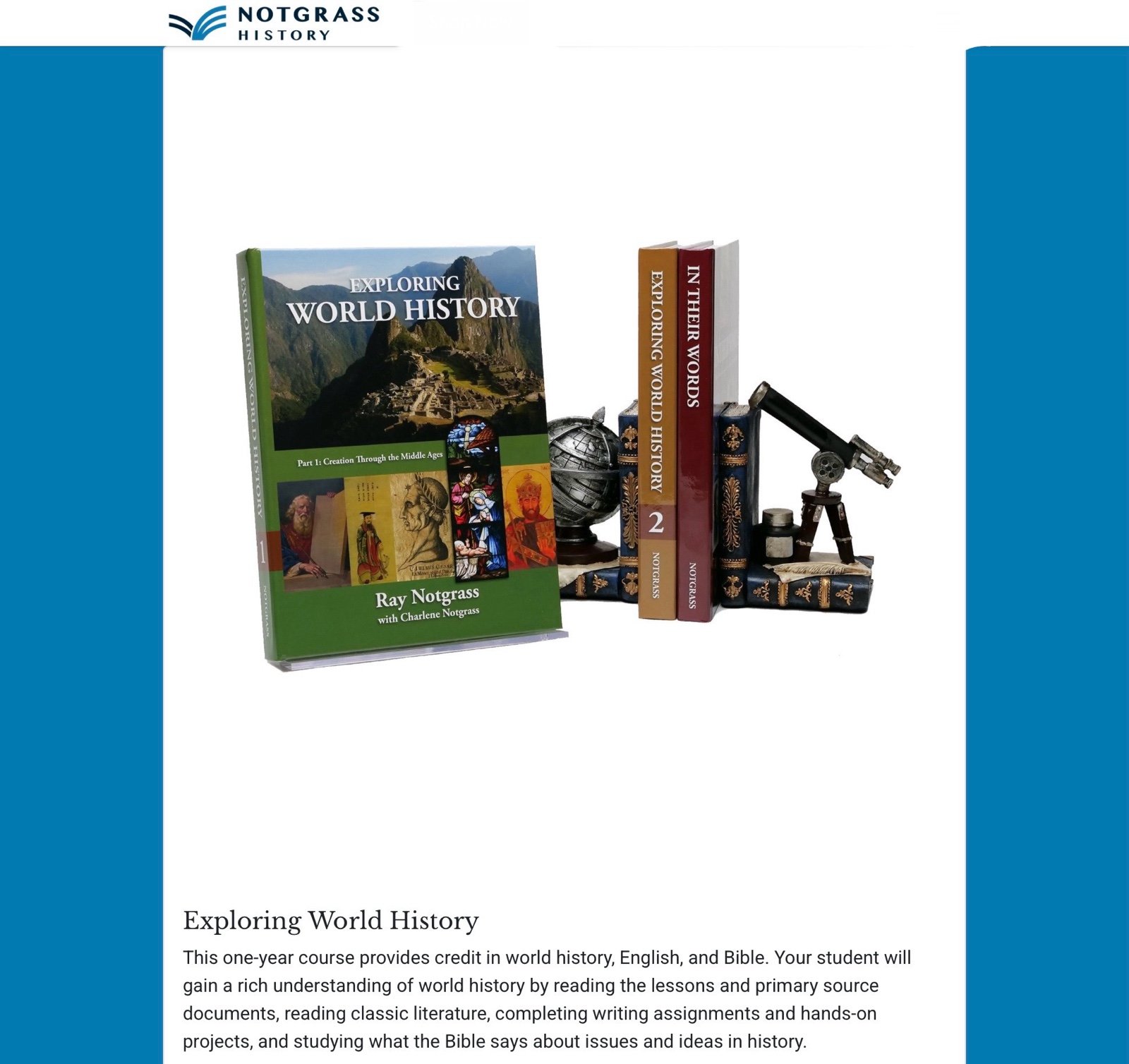 Exploring World History Curriculum NEW!