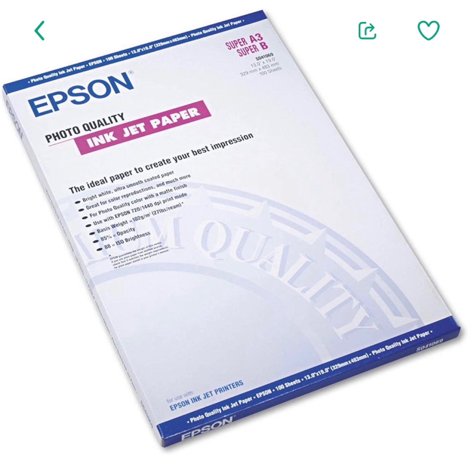 EPSON OEM Paper and Access