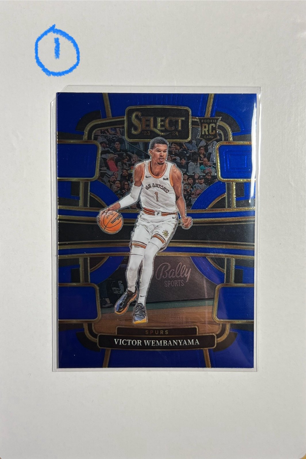 2023-24 Select Basketball Victor Wembanyama Rookie RC Concourse Blue Base #87