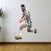 Lionel Messi Soccer Argentina Wall Sticker Decal, Removable Sticker 52”H x 32”W