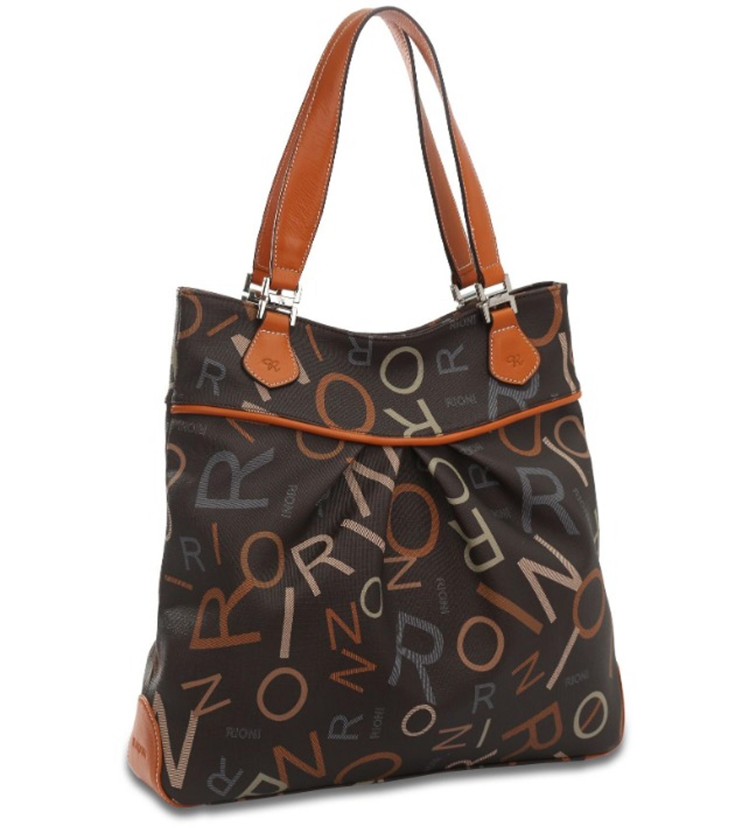 Rioni Pleated tote Medley Mocha handbag