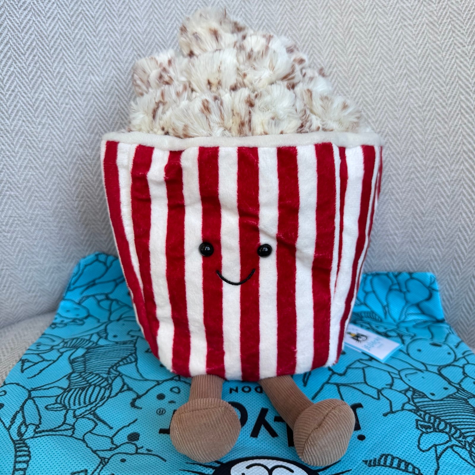 Jellycat Amuseables Popcorn Plush Toy NWT