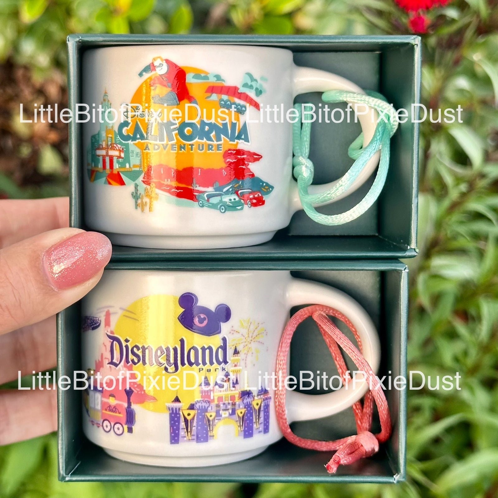 Disney x Starbucks Disneyland & DCA Discovery Series Espresso Mug Ornament