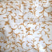 Laura Ashley full flat sheet Anna Scrolls cotton flannel gold cream 2 cases