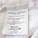 Laura Ashley full flat sheet Anna Scrolls cotton flannel gold cream 2 cases