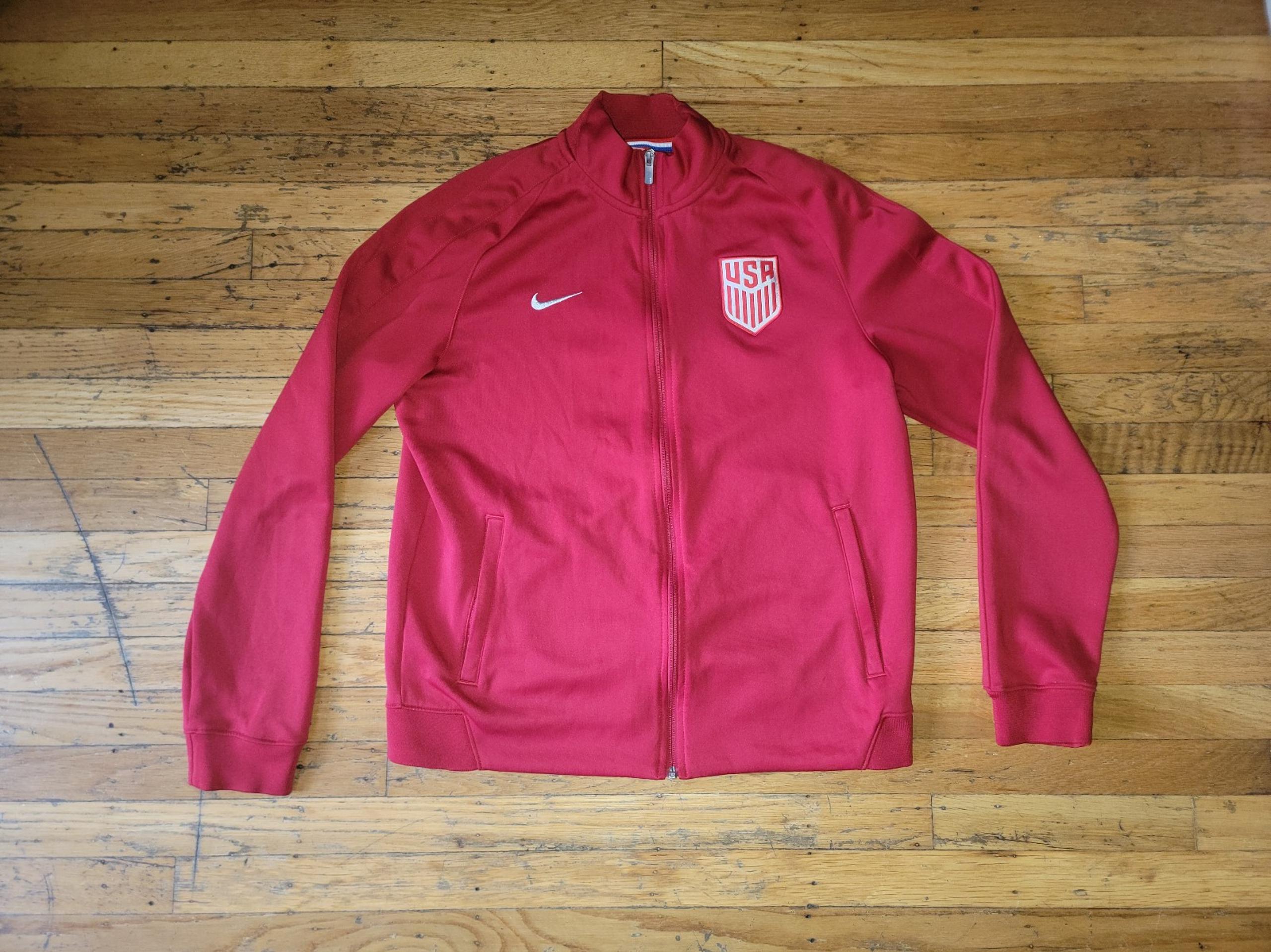 United States NIKE Jacket AUTHENTIC Dri-Fit FOOTBALL Soccer USA Shirt FIFA World