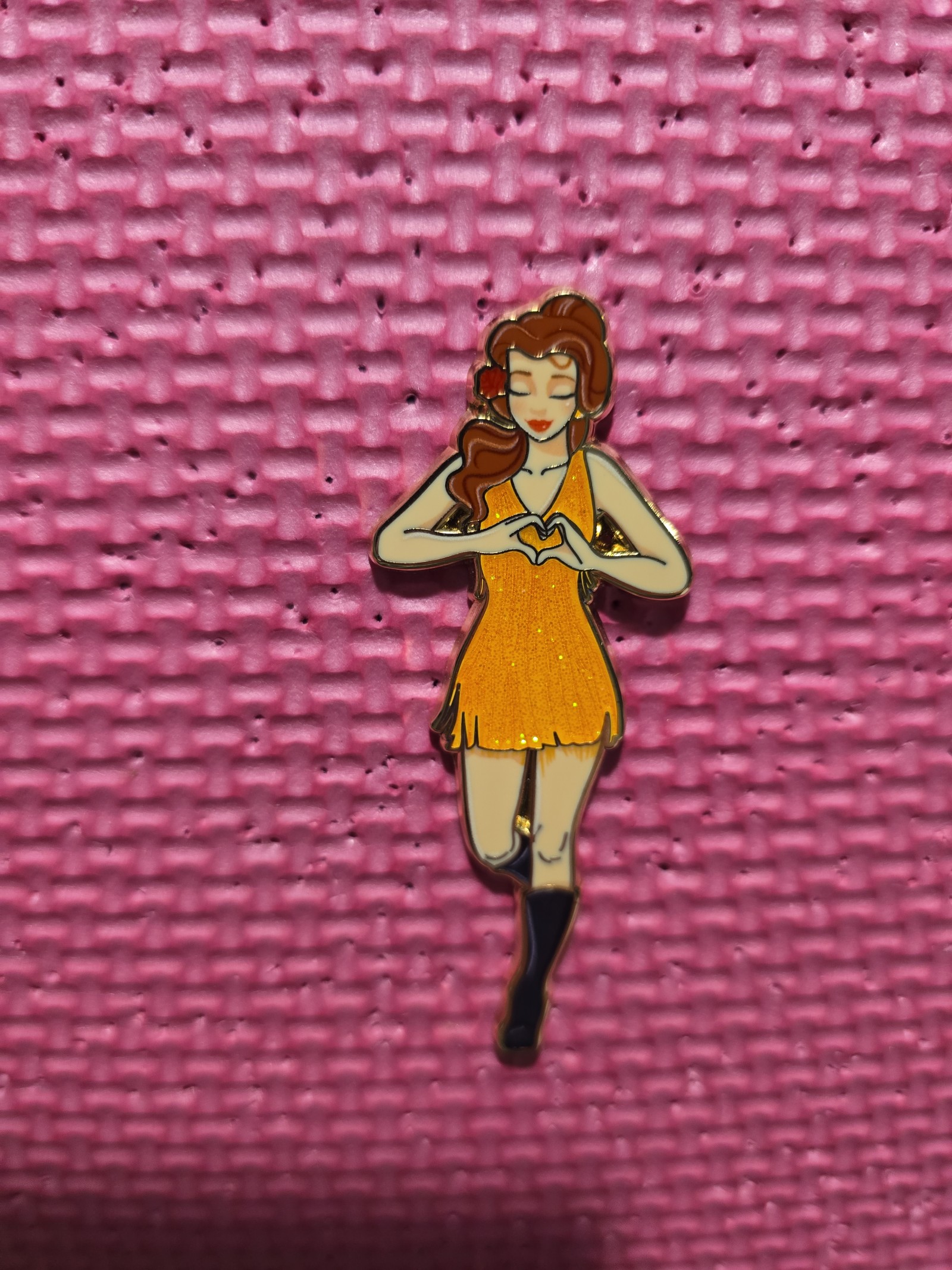 Beauty and the Beast Belle/ Taylor Swift Crossover Fantasy Pin