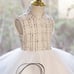 Marryshe First Communion Sleeveless Puffy Tulle Wave Birthday Party Dress