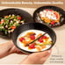 FOODLE Reusable Plastic Plates and Bowls Set