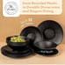 FOODLE Reusable Plastic Plates and Bowls Set