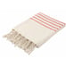 Bamboo & Turkish Cotton Beach Bath Towel - Red Stripes - Citizens of the Beach