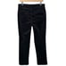 Talbots CURVY FIT Black High-Rise Straight Leg Corduroy Pants Size 8 Curvy