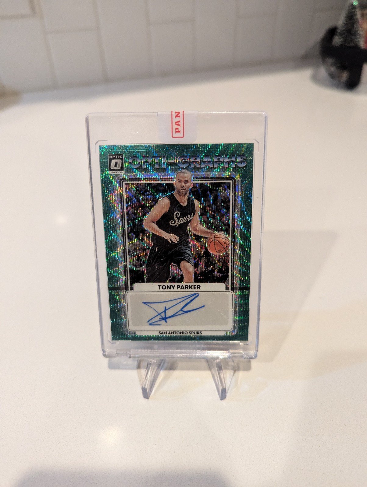 Tony Parker Panini Encased Auto