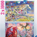 NEW Ravensburger Unicorn & Dragon 2 x 1000 Pc Puzzle