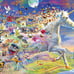 NEW Ravensburger Unicorn & Dragon 2 x 1000 Pc Puzzle