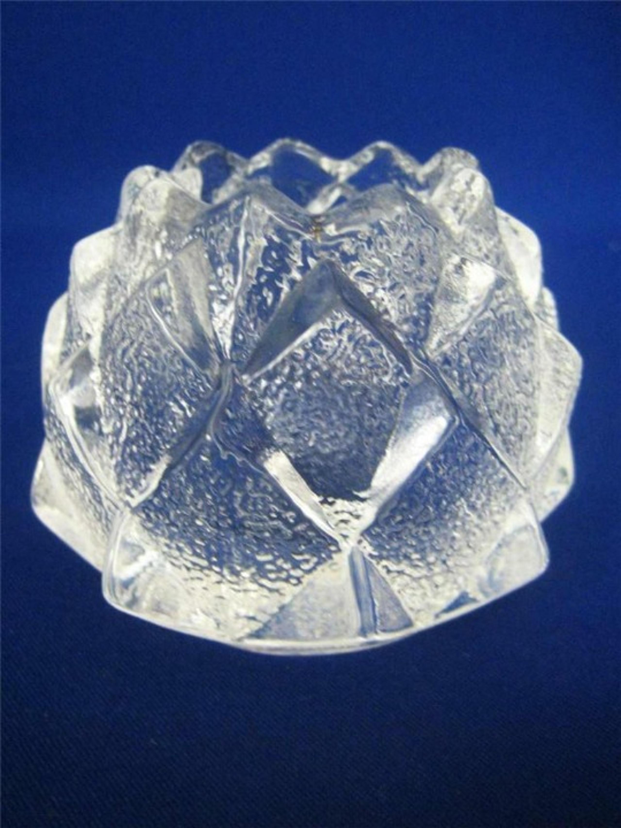 Vintage ORREFORS Art Glass FIREFLY Votive Candle Holder by Berit Johansson