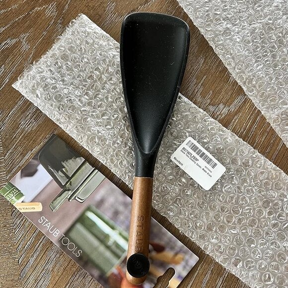 STAUB Multifunction Spatula Spoon Great for Both Durable Acacia Wood Handles