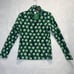 Neve by CK Bradley Fleece Turtleneck Womens Medium Tulip Green NEW