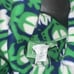 Neve by CK Bradley Fleece Turtleneck Womens Medium Tulip Green NEW